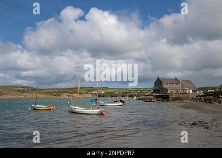 Newport Parrog in Pembrokeshire. Stockfoto