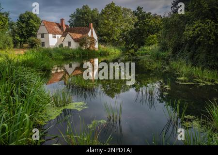 Willy Lotts Haus im Sommer. Stockfoto