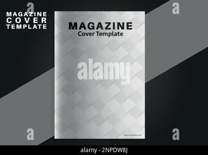 Abstrakte Post-Vorlage in sozialen Medien. Minimalistische Vektorvorlage für soziale Medien. Stock Vektor