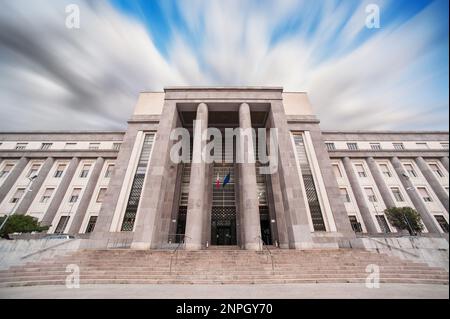 Gerichtsgebäude in Cagliari - Sardinien Stockfoto