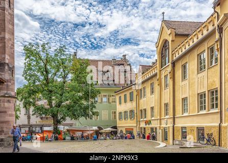 Historisches Zentrum der Stadt Merano - Provinz Bozen, Südtirol - Trentino Alto Adige, Norditalien, Europa Stockfoto