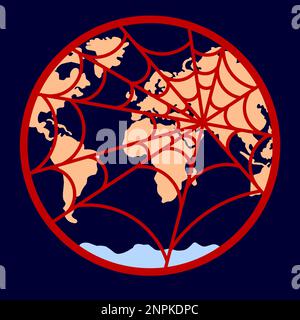 Symbol-Web der Internet-Vektordarstellung. World Wide Web Stock Vektor