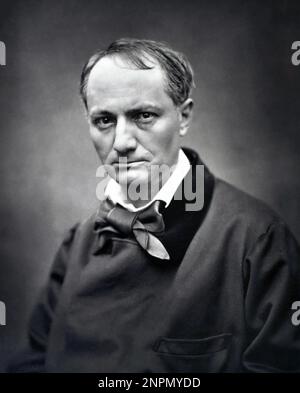 Charles Baudelaire, Charles Pierre Baudelaire (1821-1867) französischer Dichter. Stockfoto