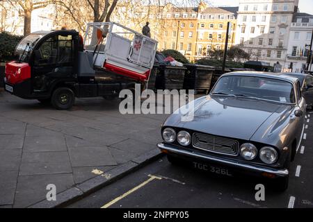 Oldtimer Bristol am 6. Februar 2023 in London, Großbritannien. Bristol Cars war Hersteller von handgefertigten Luxusautos. Stockfoto