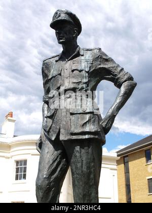 Mountbatten Statue, Grosvenor Square, Southampton, Hampshire, Großbritannien Stockfoto