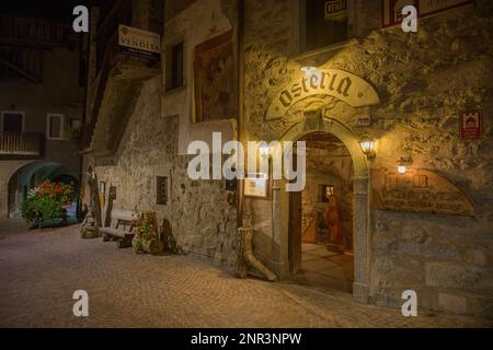 Osteria Catenaccio, Rango, Bleggio Superiore, Trentino, Italien Stockfoto