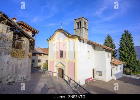 Kirche von, Rango, Bleggio Superiore, Trentino, Italien Stockfoto