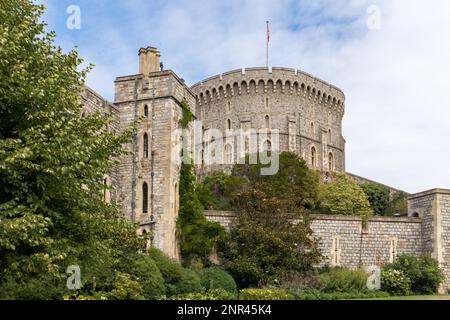 WINDSOR, MAIDENHEAD WINDSOR/UK - JULI 22 : Blick auf Windsor Castle in Windsor, Maidenhead Windsor am 22. Juli 2018 Stockfoto