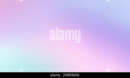 Violetter, pinkfarbener, körniger Hintergrund, unscharfe Pastellfarben Rauschstruktur, Bannerdesign Stockfoto