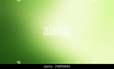 Grüner verlaufender Hintergrund, Effekt „körnige Textur“, Platzierung für Text Stockfoto