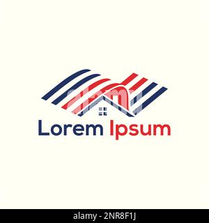 Vektor für Home-Logo und -Symbole Stockfoto