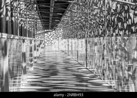 Marseille, Frankreich - 11. April 2015: Museum der europäischen und mediterranen Zivilisation. MuCEM wurde am 7. Juni 2013 eröffnet, als Marseille de Marseille war Stockfoto