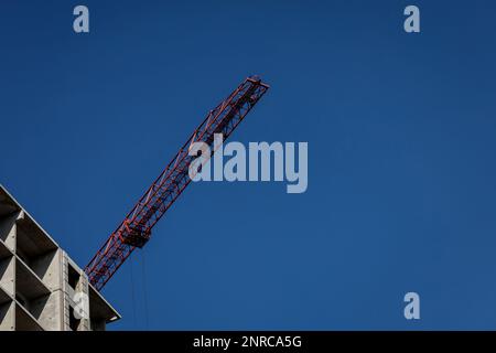 Neue Wohngebäude im Bau. Speicherplatz kopieren Stockfoto