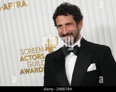 Federico Ferrante wird am Sonntag, den 26. Februar 2023, bei den 29. Annual Screen Actors Guild Awards im Fairmont Century Plaza in Los Angeles, Kalifornien, eintreffen. (Foto: Sthanlee B. Mirador/Sipa USA) Stockfoto