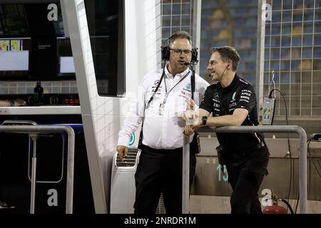 MEADOWS Ron, Sporting Director des Mercedes AMG F1 Teams, Portrait während der Formel 1 Aramco-Vorsaison-Tests 2023 der FIA Formel 1-Weltmeisterschaft 2023 vom 23. Bis 25. Februar 2023 auf der Bahrain International Circuit in Sakhir, Bahrain - Foto: DPPI/LiveMedia Stockfoto