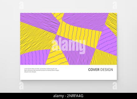 Abstrakte bunten geometrischen Design. Vector Illustration. Kann für Werbung, Marketing, Präsentation. Stock Vektor