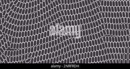 Schwarze und weiße Textur. Unregelmäßige Arrays oder Matrix der zufälligen Ovale. Vector Illustration für Druck-, Textil-, Gewebe-, Verpackung, Umhüllung oder Decken. Stock Vektor