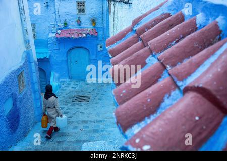 Chefchaouen Medina. Marokko Stockfoto