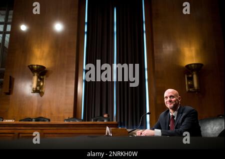 UNITED STATES - NOVEMBER 20: Stephen Hahn, nominee to be commissioner of the Food and Drug Administration, testifies during his confirmation hearing in the Senate Health, Education, Labor and Pensions Committee on Wednesday, Nov. 20, 2019. (Photo By Bill Clark/CQ Roll Call via AP Images)