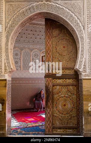 Zaouia Sidi Ahmed Tijani, Medina, Fes, Marokko Stockfoto