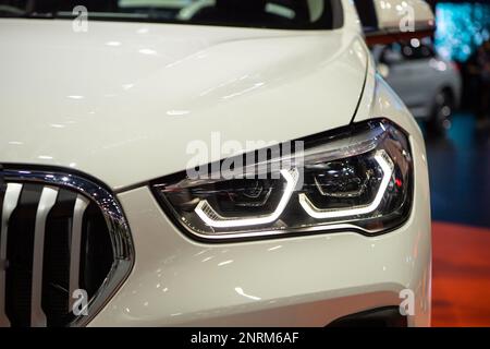 BMW X1 sDrive20d XLine wird am 30. November 39. 2022 auf der Thailand International Motor Expo 2022 in Nonthaburi, Thailand, ausgestellt. Stockfoto