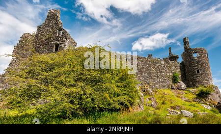 Die burgruine kilchurn am Ufer des Loch Awe im schottischen Hochland. Stockfoto