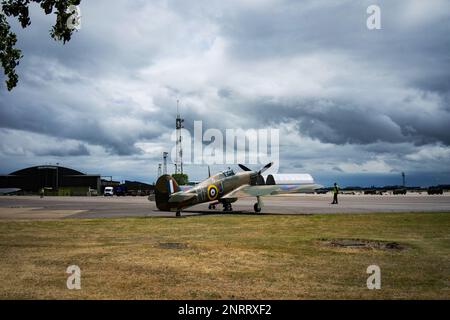 Schlacht Von Großbritannien, Gedenkflug Spitfire Stockfoto