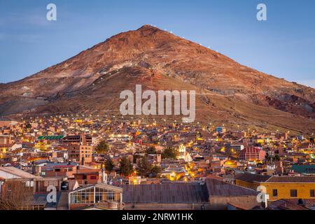 Potosi und Cerro Rico, Bolivien Stockfoto