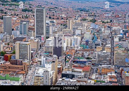 Skyline, Downtown, Bogota, Kolumbien Stockfoto