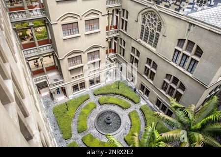 Innenhof des Palacio de la Cultura, Rafael Uribe Uribe, Palast der Kultur, Medellín, Kolumbien Stockfoto