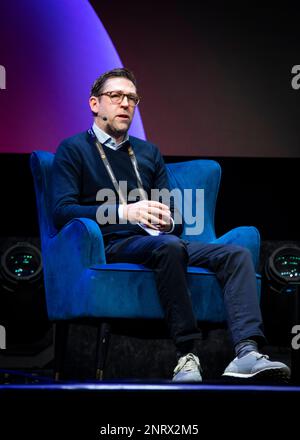 London, Großbritannien, Montag, 27. Mai 2023 Daniel Antcliff auf der Bühne der Blockchain Economy, bei Magazine, Greenwich. Kredit: DavidJensen / Empics Entertainment / Alamy Live News Stockfoto