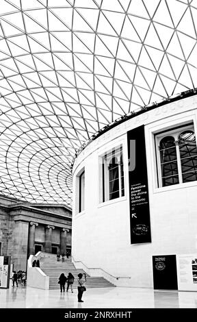 Das British Museum Interior Stockfoto