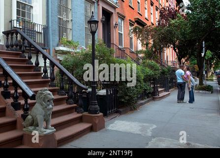 West-22 Nd St (Chelsea). In der Nähe von neunten Avenue, New York City, USA Stockfoto