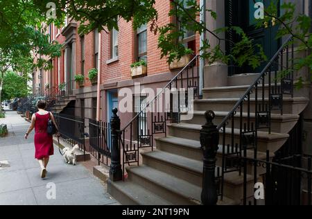 West-22 Nd St (Chelsea). In der Nähe von neunten Avenue, New York City, USA Stockfoto