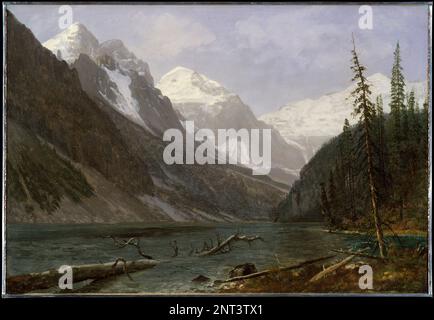 Kanadische Rockies (Lake Louise). Albert Bierstadt. Ca. 1889. Stockfoto