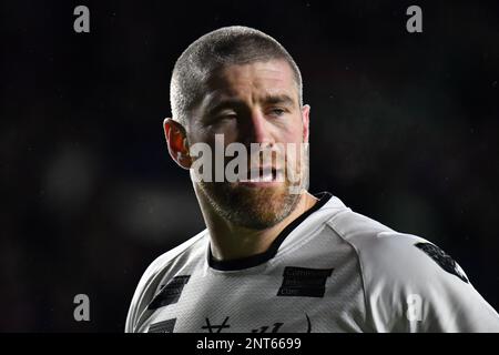 DCBL Stadium, Widnes, England. 27. Februar 2023 Betfred Championship, Widnes Vikings gegen Halifax Panthers; Betfred Championship Match zwischen Widnes Vikings und Halifax Panthers Guthaben: Mark Percy/Alamy Live News Stockfoto