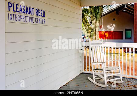 Das Pleasant Reed Interpretive Center ist im Ohr-O'Keefe Museum of Art, 22. Februar 2023, in Biloxi, Mississippi, zu sehen. Stockfoto