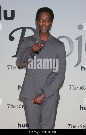 The Project Premiere Screening 1619 im Motion Picture Academy Museum am 26. Januar 2023 in Los Angeles, Kalifornien, mit EDI Gathegi, wo: Los Angeles, Kalifornien, USA, wenn: 26. Januar 2023 Guthaben: Nicky Nelson/WENN Stockfoto