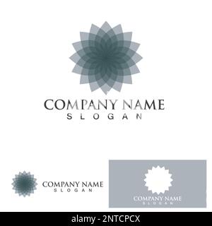 Schönheit Vektor Lotus Blumen Design logo Symbol Vorlage Stock Vektor