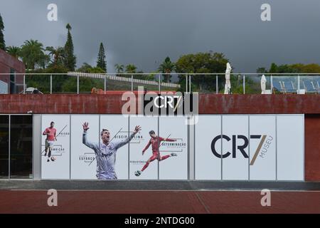 CR7 Museum, Av. Sa Carneiro, Funchal, Madeira, Portugal Stockfoto