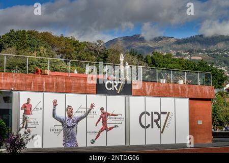 CR7 Museum, Av. Sa Carneiro, Funchal, Madeira, Portugal Stockfoto