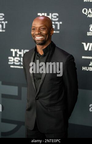 Claude Makelele bei den Best FIFA Football Awards 2022 am 27. Februar 2023 in der Salle Pleyel in Paris, Frankreich - Photo Antoine Massinon / A2M Sport Consulting / DPPI Stockfoto