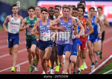 Andrew Butchart, Patrick Dever (Großbritannien). 5000m. Europameisterschaft München 2022 Stockfoto