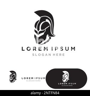 spartan Logo Icon Designs Vektor Stock Vektor
