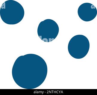 Eleganter runder Rahmen, Girlande, Kranz oder Rand aus bunten gefallenen Eichenblättern, Eicheln und Beeren sowie Inschrift in Herbstfarben. Natürlich Stock Vektor