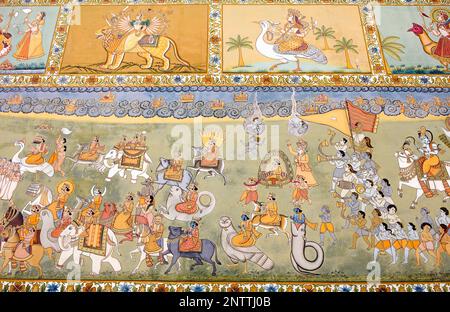 Detail des Jayapol Tors, Mehrangarh Fort, Jodhpur, Rajasthan, Indien Stockfoto