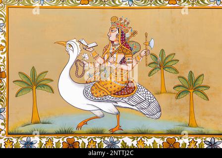 Detail des Jayapol Tors, Mehrangarh Fort, Jodhpur, Rajasthan, Indien Stockfoto