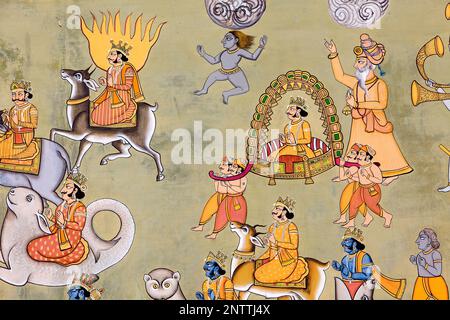 Detail des Jayapol Tors, Mehrangarh Fort, Jodhpur, Rajasthan, Indien Stockfoto