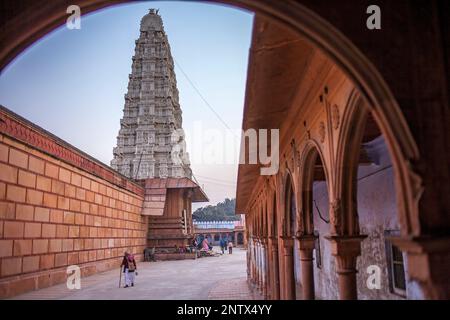 Rangaji (Ranganath Tempel), Vrindavan, Mathura, Uttar Pradesh, Indien Stockfoto