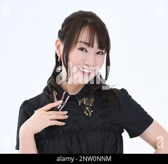Japanese voice actress, singer and narrator Nana Mizuki pose for photo ...